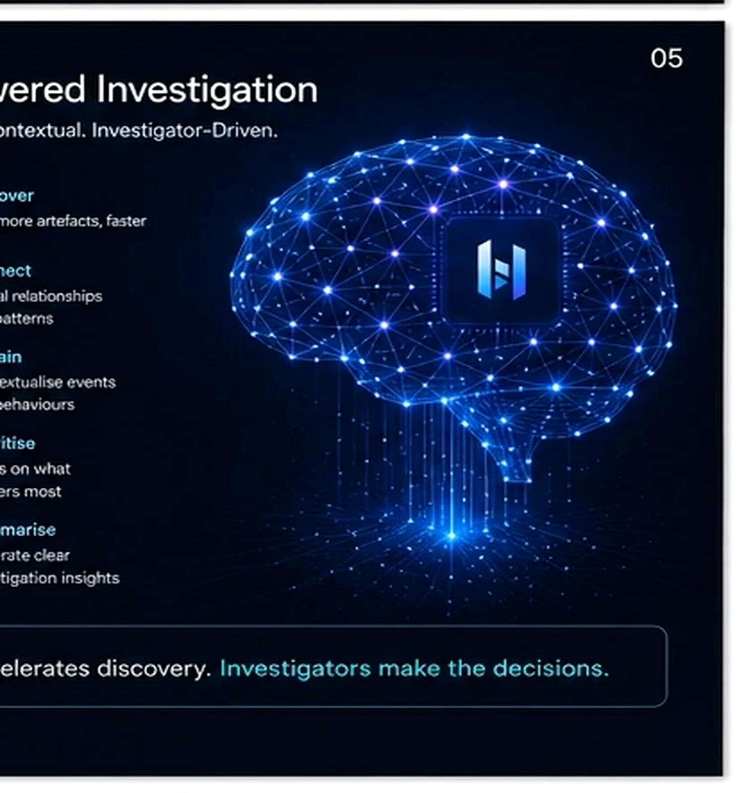 AI-assisted investigation